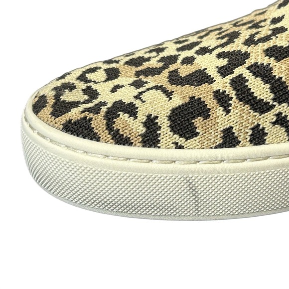 Rothy's The Original Slip On Sneaker Desert Cat Leopard Cheetah Women's Size 8.5 - Picture 7 of 10